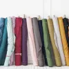 Tela 100% tela de lino puro suave no tejido hoja de tela de fieltro DIY costura Material de lino Natural por metro/rollo 280x50cm