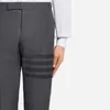 Męskie garnitury mody Suit Pants Men Silm-Fit Casual Spodni Klasyczne szary 4-barowy paski Slim Business Formalne wełnę