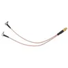 Lepels 8 Inch SMA Female Naar Y Type 2 X TS9 Hoek Mannelijke Connector Splitter Combiner Kabel Goudzilver