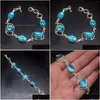 Bracelets à maillons de chaîne Incroyable fantaisie Arrivée Mystictopaz Couleur Charms Liens pour femmes 8,5 pouces Hd681 Drop Livraison Bijoux Dh3Jr