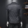 British Style Mens Fi Blazer 2022 New Plaid Pridging Slim Fit Suit Veste Veste Veste Male Busin Office Party Blazers J3Di #