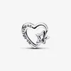 OpenWork Family Heart Star Charm Pandoras 925 Sterling Silver Luxury Charm Set Armband Making Beaded Charms Designer Halsband Pendant Original Box Top Quality