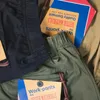 Maden Vintage Khaki łatwe spodnie dla mężczyzn zwykłe elastyczne talia proste spodnie deskorolki jogger w szelfie 240326