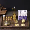 Burners Brass Incense Set Wax Melt Incense Burner Home Portable Hand Fragrance Powder Making Incense Burner Seal Moulding Tools