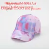 New Spring/summer INS Adult Men's and Women's Colorful Tie Dyed Baseball Sun Sunshade Duck Tongue Hat