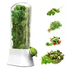 Storage Bottles 1Pc Saver Vegetable Preserving Bottle Fresh Keeper For Kitchen Storing Cilantro Mint Parsley Asparagus