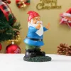 Skulpturer Mini Dwarf Hands Malfing Finger Harts Ornament, White Beard Dwarf, Old Man Outdoor Garden, Courtyard Decoration Crafts