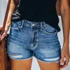 Nouveau En Été Femmes Jeans Shorts Jeans Sexy Taille Haute Slim Trou Shorts Pantalons Vieux Style Cassé Denim Jeans Pantales De Mujer w0W2 #