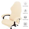 Chair Covers Comfortable Touch Gaming Cover Thickened Elastic With Zipper Closure Protection For Computer Office