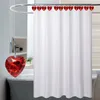 Shower Curtains 100Sets(1200PCS) Heart Curtain Hooks Rings Bling Decorative Hangers Stainless Steel Rustproof Wholesale K2