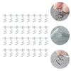 Bed Skirt 60 Pcs Sheet Nails Clear Heads Spiral Pin Dust Ruffle Hold Slipcovers Push Upholstery Thumbtack