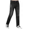 2023 homens jeans engrossar inverno bruceshark calças masculinas fi casual perna reta italiana marca de luxo estilo solto tamanho grande 42 d7ub #
