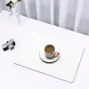 Tapetes de mesa roll-up placemats dupla face à prova ddouble água placemat conjunto isolamento térmico à prova de óleo jantar para casa fácil de limpar sólido