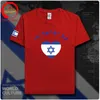 Herren T-Shirts Unisex Männer Am Yisrael Chai!Die Nation von Israel lebt in hebräischer Flagge T-Shirt T-Shirts israelische Liebe Frauen Jungen T-Shirt