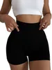 Hög midja Push Up Workout Yoga Sports Shorts Elastic Breattable Lift Butn Fitn Women Gym Running Tummy Ctrol Short Pants 92Ma#