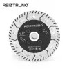 Zaagbladen 4.5 "/5" Dual Turbo Circular Saw Cutter Diamante Rebolo Rebarbadora Lâminas de Corte para Granito Concreto com Flange