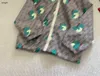 Cappotto per bambini di marca giacche per bambini con cappuccio Green Flying Dragon Pattern abiti firmati per bambini Taglia 110-160 ragazzi ragazze Capispalla 24Mar