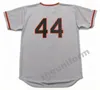 San Francisco GAYLORD PERRY MIKE KRUKOW DARRELL EVANS DAVE DRAVECKY WILLIE McCOVEY ROD BECK TIM LINCECUM BARRY ZITO Throwback-honkbalshirt voor heren, 1969-2002, S-5XL