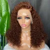 Glamorous Lace Wigs 180% Density Malaysian Human Hair Many Color Deep Wave 13X4 Transparent Wig 20 Inch Front Peruvian Indian Drop Del Dhjbb 271 Wigs