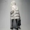 2023 Herfst Winter Vrouwen Halflange Warme Dikke Puffer Jas Vrouwelijke Witte Eend Donsjack Rits Parka Sneeuw Outwears B103 b81M #