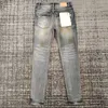 Männer Jean Trendy Punk Spl-Tinte Ölfarbe Design Slim Denim Hose Streetwear Männlich Stretch Bleistift Hose für Männer F1Dy #