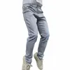 Новые мужские классические джинсы Four Seas, серые прямые прямые брюки из эластичного денима Lg, мужские умные брюки для мужчин h7g2 #