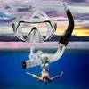 Dykning masker snorkling set vuxen antifog antileak torr snorkelglasögon glasögon simbassäng utrustning 3 färger 240321