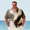 メンズカジュアルシャツ男性用ハワイアンシャツビッグトールパームツリークイック乾燥夏プラスサイズY2KSTREETWEA