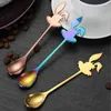 Coffee Scoops 2/3/8PCS Cartoon Easy To Clean Multipurpose Smooth Top-rated Adorable -selling Versatile Small Spoon Unique Cute