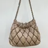 Sacos de noite vintage sling para mulheres bolsas de designer de luxo bolsas 2024 em pu bordado thread rhombus decoração corrente ombro