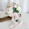 Decoratieve Bloemen Moderne Handheld Bruiloft Bloemboeket Mooie Feestbos Elegante Arrangement Voor