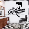 Stickers Men's Barber Shop Barber Shop Signboard Wall Sticker Professional Service Shaving Salon Shop Window Door Decorative Vinyl Decal