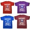 Hockey Papa Je ne joue pas Je finance juste le hockey sur glace T-shirts Été Graphique Cott Streetwear Manches courtes Cadeaux d'anniversaire T-shirt P6xR #