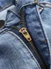 Jeans para hombre Ropa retro Medio BearHip Hop Street Denim Distred D Efecto Casual Fi Pantalones Plus Tamaño R8AP #