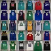 Maglia da basket retrò classica Vintage Iverson Nash Anthony Ewing Carter McGrady Hardaway Garnett Malone Mutombo Bibby Kemp Payton Barkley Bryant Williams James