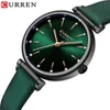 Curren Karien 9081 damesmode echt leer eenvoudig dames trendy jeugdstudentenhorloge