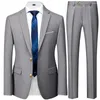 marié Mariage Dr Blazer Pantalon 2 Pièces Ensemble / Homme Busin Haut de gamme Classique Dr Costume Pantalon Banquet Occasionnel 20 Couleurs k5h5 #