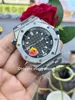 APS Factory Super Edition Watch 15720 42 mm Automatyczne mechaniczne zegarki mechaniczne 4308 Ruch 316L Srebrna bransoletka ze stali nierdzewnej Wodoodporne zegarek
