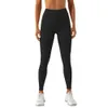 Lu Align Pant Taille Leggings pour femmes Leggings de yoga hauts Pantalons de yoga serrés à séchage rapide Pantalons de fitness en forme de hanche haute portant des pantalons de sport de course pour femmes Lemon Spo