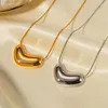 Kedjor Modernjewelry Delicate Design One Layer Geometric Metallic Pendant Necklace For Girl Women Party Presenttillbehör