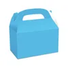 Gift Wrap 48 Pack White Treat Gable Party Favor Boxes Paper For Birthday Shower 6x3.5x3.5 Inches Blue