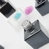 Bouteille de vernis à ongles vide noire de 5ml, avec brosse, récipient en plastique pour la beauté des ongles