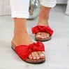 Hip Large Bow Slippers For Women Summer Sandal Thick Sole Flip Flop Sandals Beach Shoes Sandles Heels Fenty Slides 240228