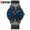 Curren 8238 Karien Business Minimalist Mesh Quartz Casual Watch Men's Edition