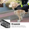 Collari per cani 6 paia adesivi Pettorina con gilet Decor Decalcomania per animali Etichetta di abbigliamento Cucciolo per