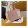 20CM Saco de compras médio 32CM Brand New Large Shopper Totes 2way bolsa crossbody bolsa de ombro mulheres homens cosméticos sacos de praia bolsa de couro preto marrom laranja