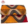 Stof BintaRealWax Afrikaanse stof op maat gesneden Golfpatroon Polyester Materiaal Echte print Wax Stoffen Doek voor handwerk FP6467