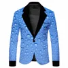 hoo 2024 Men's Fi plus Size 3D Digital Printing blazer Stage Performance Photo Stu Photography Floral blazer S0gh#