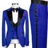 thorndike Mens Wedding Tuxedos Tailor Made Peaked Lapel Terno Masculino Slim Fit Male Blazer Jacket Skinny Male Suit T1314 07Rh#