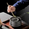 مجموعات Teaware Teald Traditions Accound Home Accessorie 4-7pcs/Set Tool Stand Stand Handmade Easy Ceremony اليابانية Hapisk Bowl Tea Set Gift Scoop Matcha